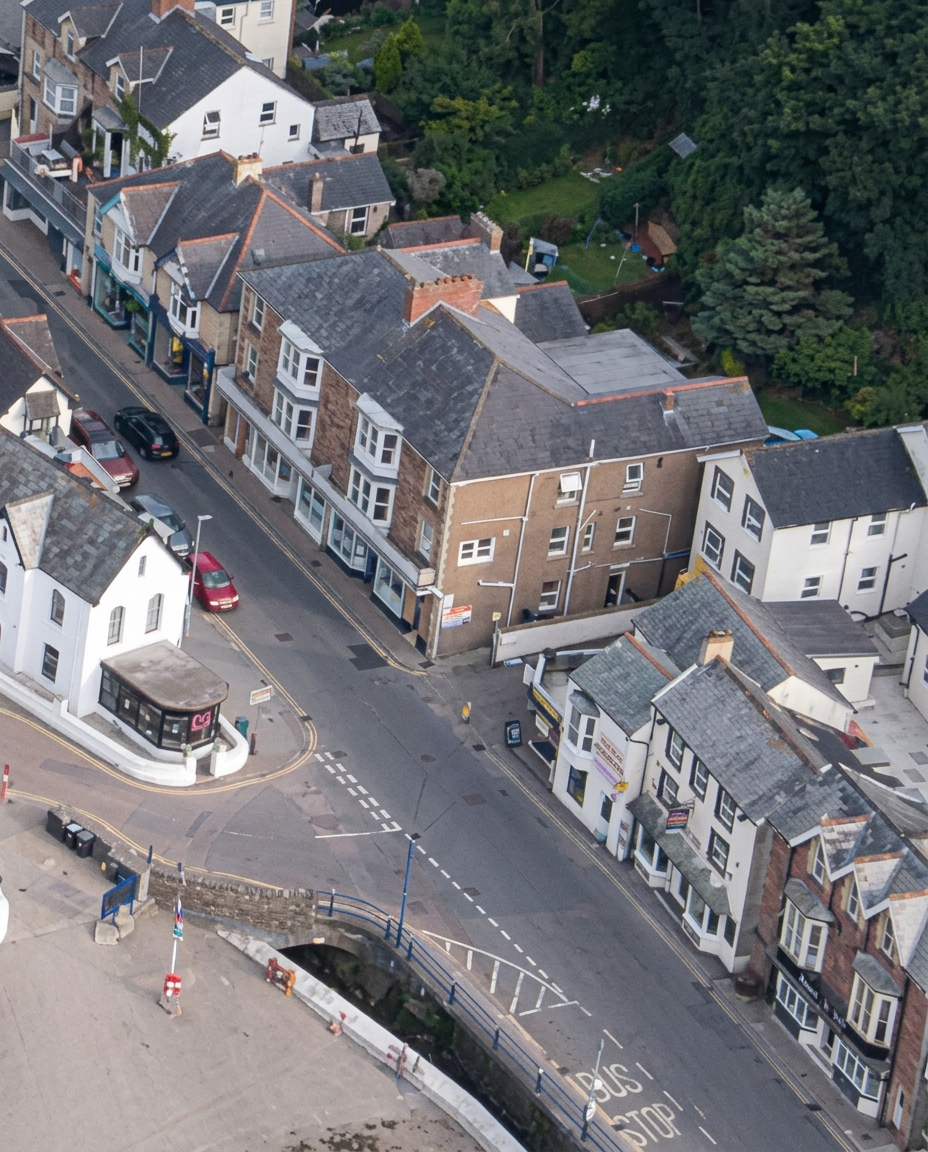 Aerial of Seaside Apartments, Borough Road